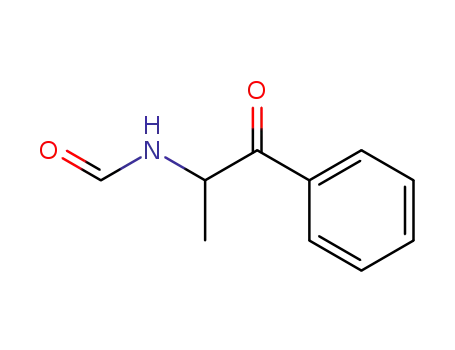 Molecular Structure of 102831-14-1 (N-(1-oxo-1-phenylpropan-2-yl)formamide)