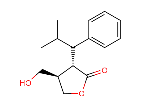 2(3H)-Furanone,
dihydro-4-(hydroxymethyl)-3-(2-methyl-1-phenylpropyl)-