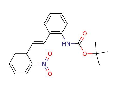 N-<(2'-nitrostilben-2-yl)phenyl>-tert-butylcarbamate