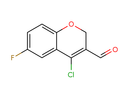 4-Chloro-6-fluoro-2H-benzopyran-3-carboxaldehyde 105799-69-7