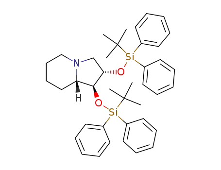 (1S,2S,8aS)-1,2-Bis<(tert-butyldiphenylsilyl)oxy>octahydroindolizine