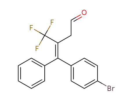 (E)-4-(4-bromophenyl)-4-phenyl-3-(trifluoromethyl)but-3-enal