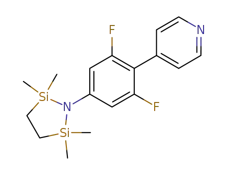 4-[2,6-Difluoro-4-(2,2,5,5-tetramethyl-[1,2,5]azadisilolidin-1-yl)-phenyl]-pyridine