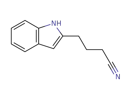 Molecular Structure of 165532-78-5 (4-(1H-Indol-2-yl)butanenitrile)