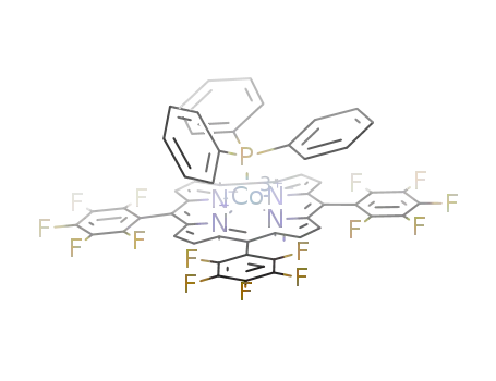 5,10,15-tris(pentafluorophenyl)corrole cobalt(III) triphenyl phosphine