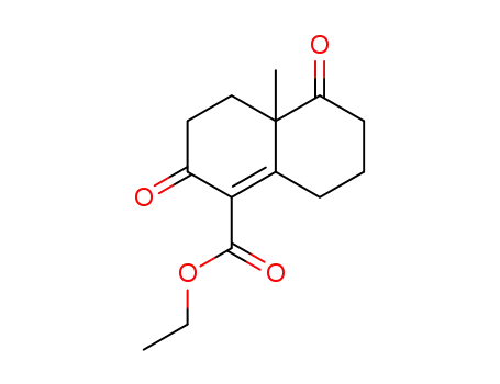 1-Naphthalenecarboxylic acid,
2,3,4,4a,5,6,7,8-octahydro-4a-methyl-2,5-dioxo-, ethyl ester