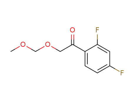 Molecular Structure of 123365-29-7 (1-(2,4-Difluoro-phenyl)-2-methoxymethoxy-ethanone)