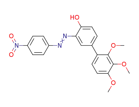 2',3',4'-Trimethoxy-3-(4-nitro-phenylazo)-biphenyl-4-ol