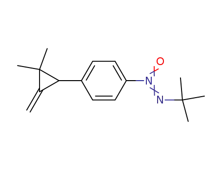 <i>N</i>-<i>tert</i>-butyl-<i>N</i>'-[4-(2,2-dimethyl-3-methylene-cyclopropyl)-phenyl]-diazene <i>N</i>'-oxide