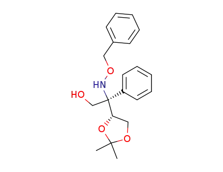(2R,3R)-3,4-O-isopropylidene-2-(N-benzyloxyamino)-2-phenylbutane-1,3,4-triol
