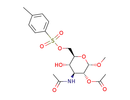 methyl 3-acetamido-2-O-acetyl-3-deoxy-6-O-tosyl-α-D-glucopyranoside