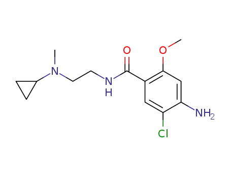 Benzamide, 4-amino-5-chloro-N-(2-(cyclopropylmethylamino)ethyl)-2-methoxy-
