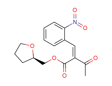 (R)-(-)-tetrahydrofuran-2-yl 2-<(2'-nitrophenyl)methylene>acetoacetate