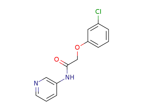 Molecular Structure of 25288-48-6 (2-(3-chlorophenoxy)-N-(pyridin-3-yl)acetamide)