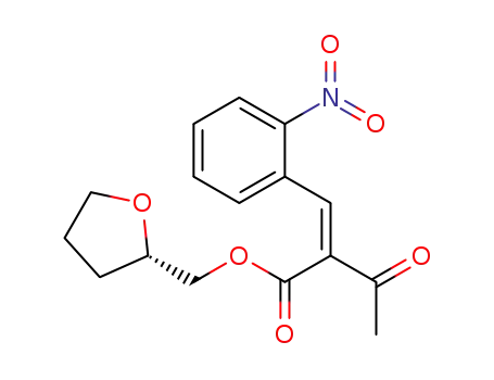 (S)-(+)-tetrahydrofuran-2-yl 2-<(2'-nitrophenyl)methylene>acetoacetate