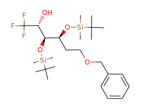(2R,3S,4S)-6-(Benzyloxy)-3,4-bis((tert-butyldimethylsilyl)oxy)-1,1,1-trifluorohexan-2-ol