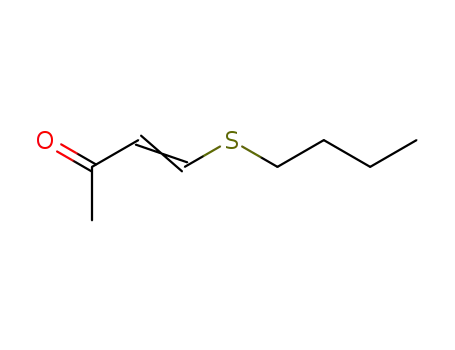 Molecular Structure of 66894-68-6 (3-Buten-2-one, 4-(butylthio)-)