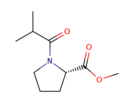 L-Proline, 1-(2-methyl-1-oxopropyl)-, methyl ester