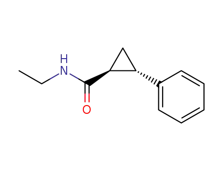 Molecular Structure of 4186-39-4 (trans-N-ethyl-2-phenylcyclopropanecarboxamide)