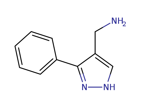 C-(3-Phenyl-1H-pyrazol-4-yl)-methylamine