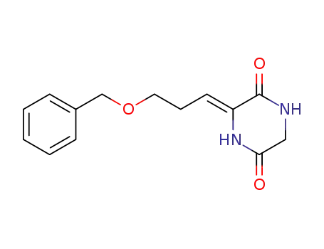 2,5-Piperazinedione, 3-[3-(phenylmethoxy)propylidene]-, (Z)-