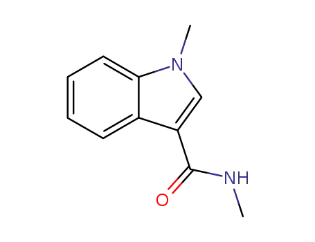 Molecular Structure of 85729-22-2 (N,1-dimethyl-1H-indole-3-carboxamide)