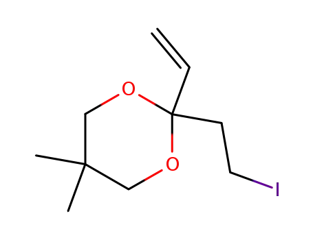 5,5-dimethyl-2-ethenyl-2-(2-iodoethyl)-1,3-dioxane