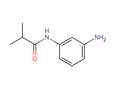 Molecular Structure of 213831-00-6 (N-(3-AMINOPHENYL)-2-METHYLPROPANAMIDE)