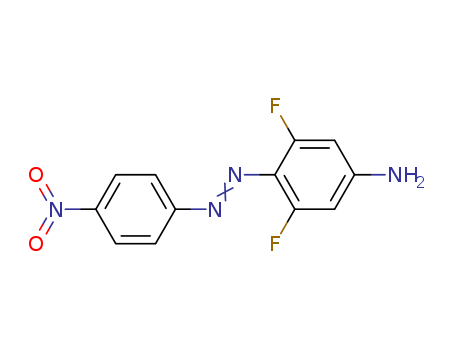 Benzenamine, 3,5-difluoro-4-[2-(4-nitrophenyl)diazenyl]- cas  3743-89-3