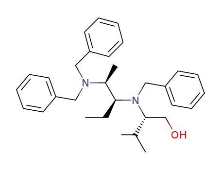 (1'S,2S,3S)-N<sup>2</sup>,N<sup>2</sup>,N<sup>3</sup>-tribenzyl-N<sup>3</sup>-<1'-(hydroxymethyl)-2'-methylpropyl>-2,3-pentanediamine