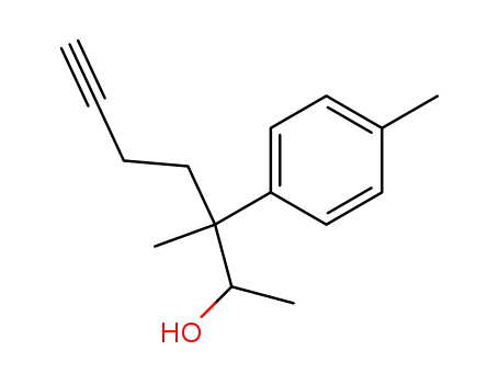 3-methyl-3-(4-methylphenyl)-hept-6-yn-2-ol