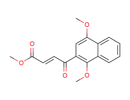 (E)-4-(1,4-Dimethoxy-naphthalen-2-yl)-4-oxo-but-2-enoic acid methyl ester