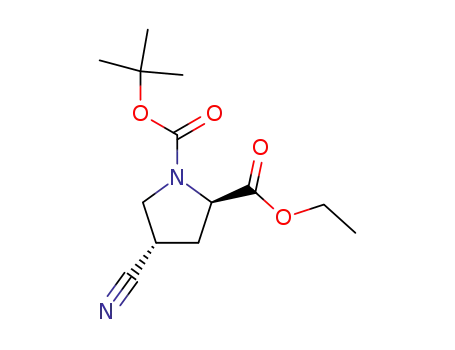 trans-1-(tert-butoxycarbonyl)-4-cyano-D-proline ethyl ester