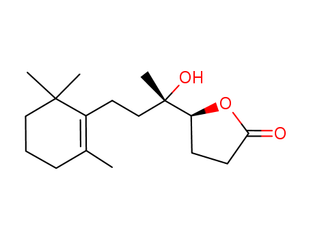 2(3H)-Furanone,dihydro-5-[(1R)-1-hydroxy-1-methyl-3-(2,6,6-trimethyl-1-cyclohexen-1-yl)propyl]-,(5S)-rel-(-)-
