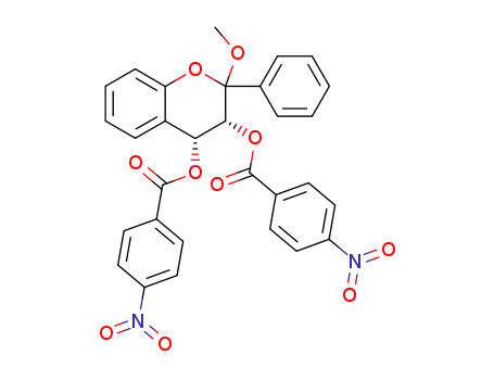 2-methoxy-3,4-bis(p-nitrobenzoyloxy)flavan