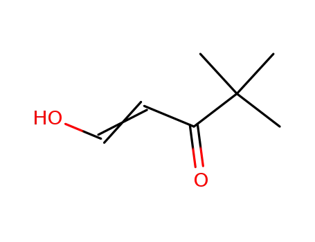 Molecular Structure of 39245-06-2 (1-Penten-3-one, 1-hydroxy-4,4-dimethyl-)