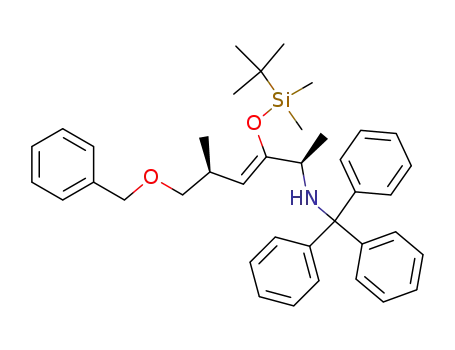 [(Z)-(1R,4S)-5-Benzyloxy-2-(tert-butyl-dimethyl-silanyloxy)-1,4-dimethyl-pent-2-enyl]-trityl-amine