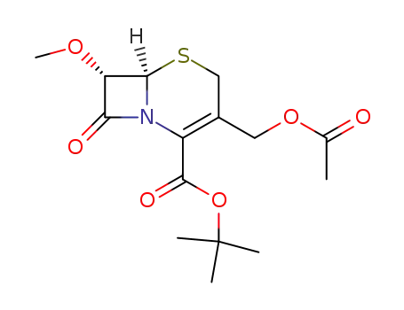 t-butyl 3-acetoxymethyl-7α-methoxy-3-cephem-4-carboxylate