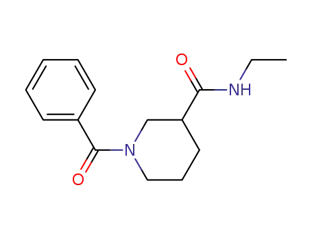 N-ethyl 1-benzoyl-3-piperidinecarboxamide
