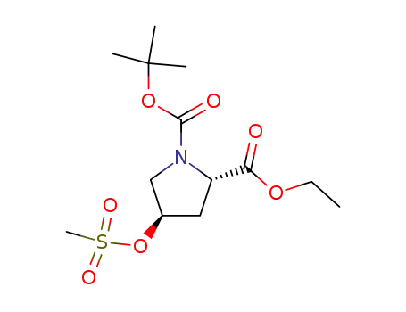 (2S,4R)-4-Methanesulfonyloxy-pyrrolidine-1,2-dicarboxylic acid 1-tert-butyl ester 2-ethyl ester