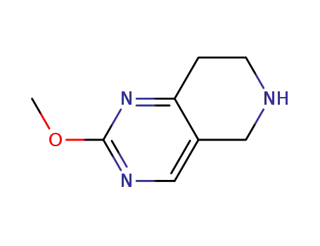 Molecular Structure of 880361-83-1 (2-methoxy-5,6,7,8-tetrahydropyrido[4,3-d]pyrimidine)