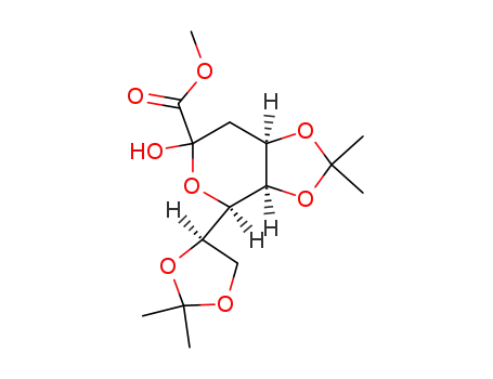 methyl (3aR,4R,7aR)-4-[(R)-2,2-dimethyl-1,3-dioxolan-4-yl]-6-hydroxy-2,2-dimethyltetrahydro-3aH-[1,3]dioxolo[4,5-c]pyran-6-carboxylate