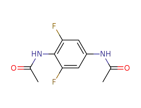 Molecular Structure of 3743-91-7 (N-(4-acetamido-2,6-difluoro-phenyl)acetamide)