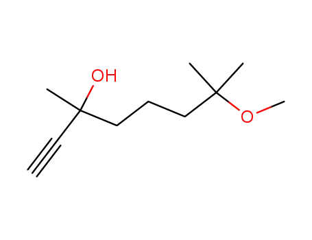 Molecular Structure of 1878-98-4 (3,7-DIMETHYL-7-METHOXY-1-OCTYN-3-OL)