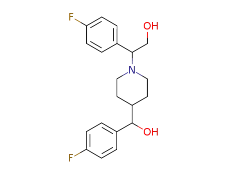 2-(4-Fluoro-phenyl)-2-{4-[(4-fluoro-phenyl)-hydroxy-methyl]-piperidin-1-yl}-ethanol