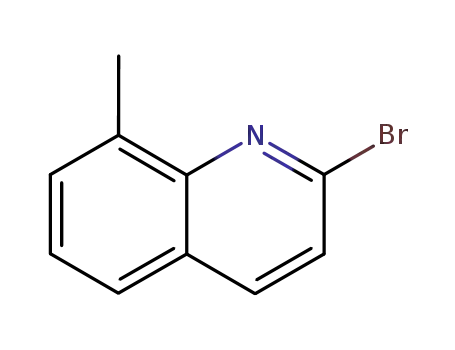 Molecular Structure of 99073-81-1 (2-Bromo-8-methylquinoline)