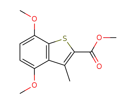 methyl 4,7-dimethoxy-3-methylbenzo<b>thiophene-2-carboxylate