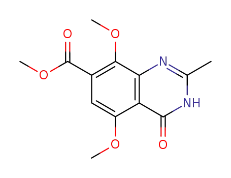 7-Quinazolinecarboxylic  acid,  1,4-dihydro-5,8-dimethoxy-2-methyl-4-oxo-,  methyl  ester  (9CI)