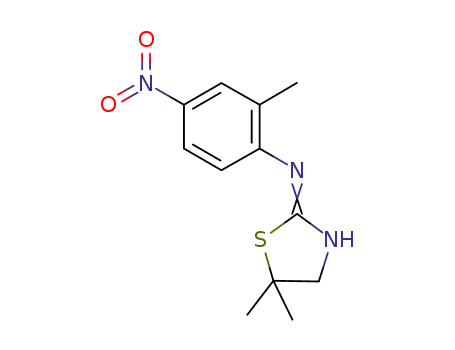 2-(2-methyl-4-nitrophenylimino)-5,5-dimethyl-1,3-thiazolidine