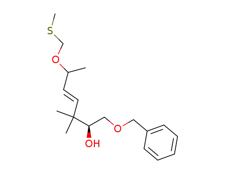 (E)-(S)-1-Benzyloxy-3,3-dimethyl-6-methylsulfanylmethoxy-hept-4-en-2-ol